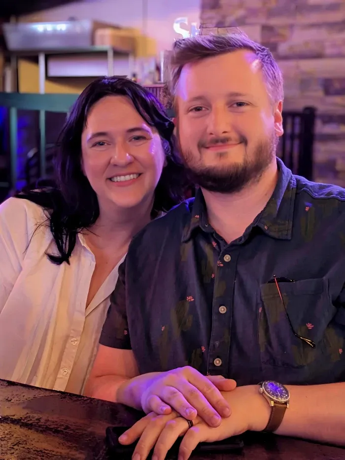 Jade Thornton and his partner, Stevie